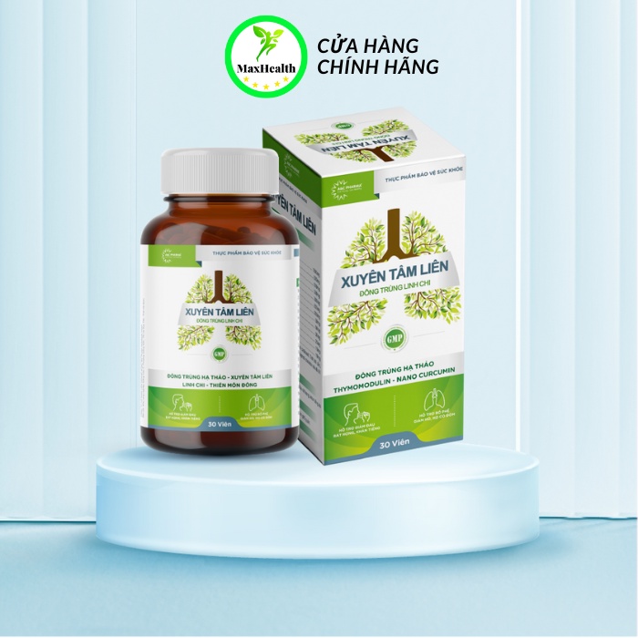 Xuyên Tâm Liên – Đông Trùng Linh Chi, thanh nhiệt, giải độc, bổ phế - MaxHealth