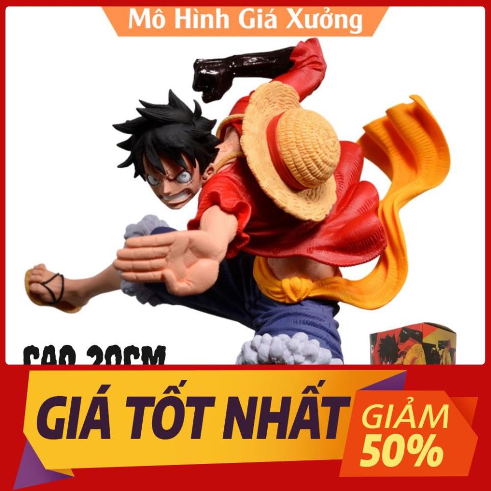 Mô hình Luffy mũ rơm One Piece sử dụng haki vũ trang Cao 20cm - Mô Hình Figure Monkey D.Luffy Vua Hải Tặc