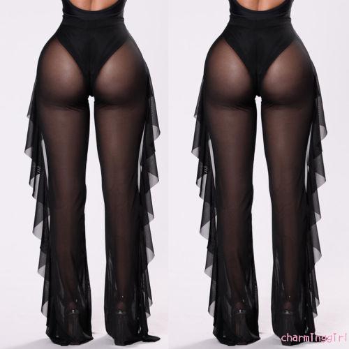 Quần Voan Dài Phối Lưới Thời Trang Thanh Lịch Dành Cho Nữ | BigBuy360 - bigbuy360.vn