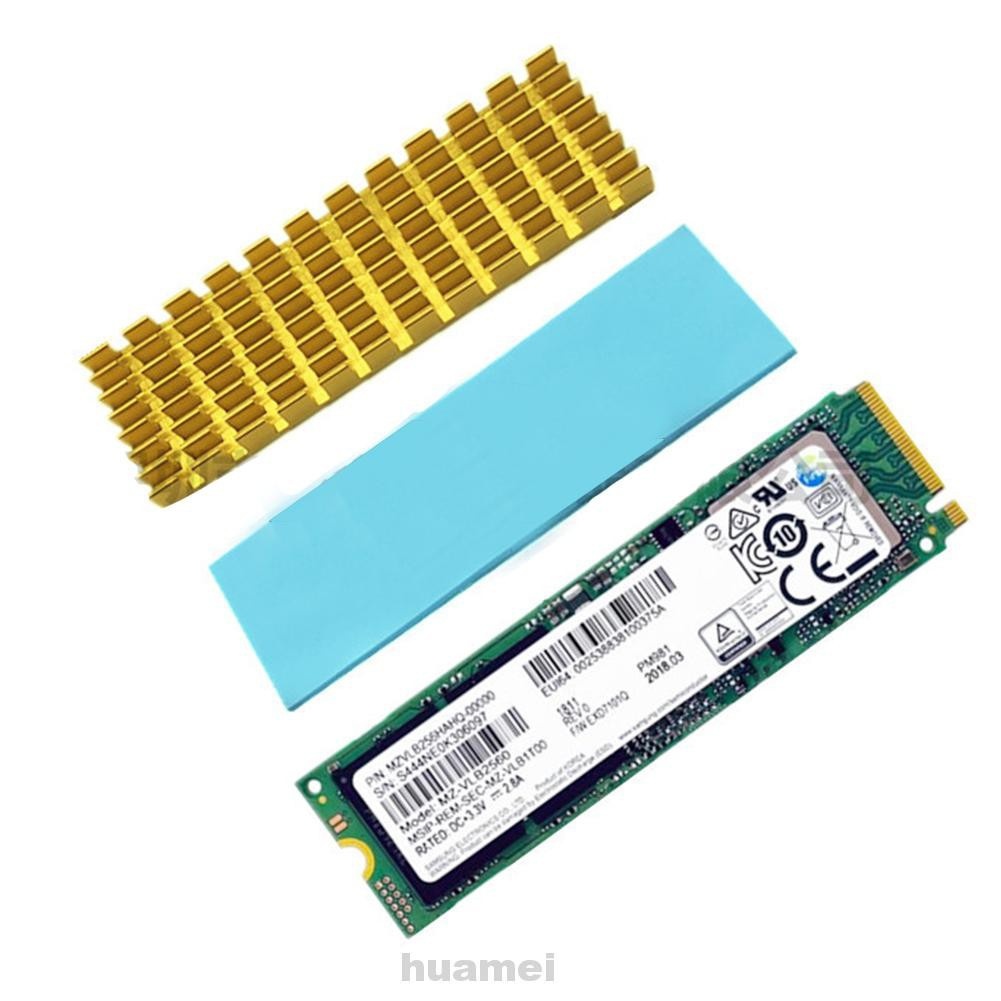 Heat Sink Universal Computer Aluminum Hard Drive Easy Install Thermal Conductive For NVME 2280