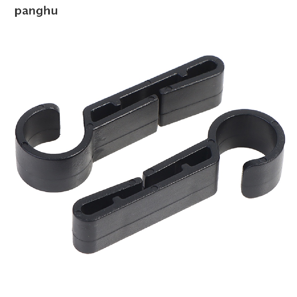 Set 10 Kẹp Nhựa Màu Đen Gắn Đèn Pha Mũ Bảo Hiểm