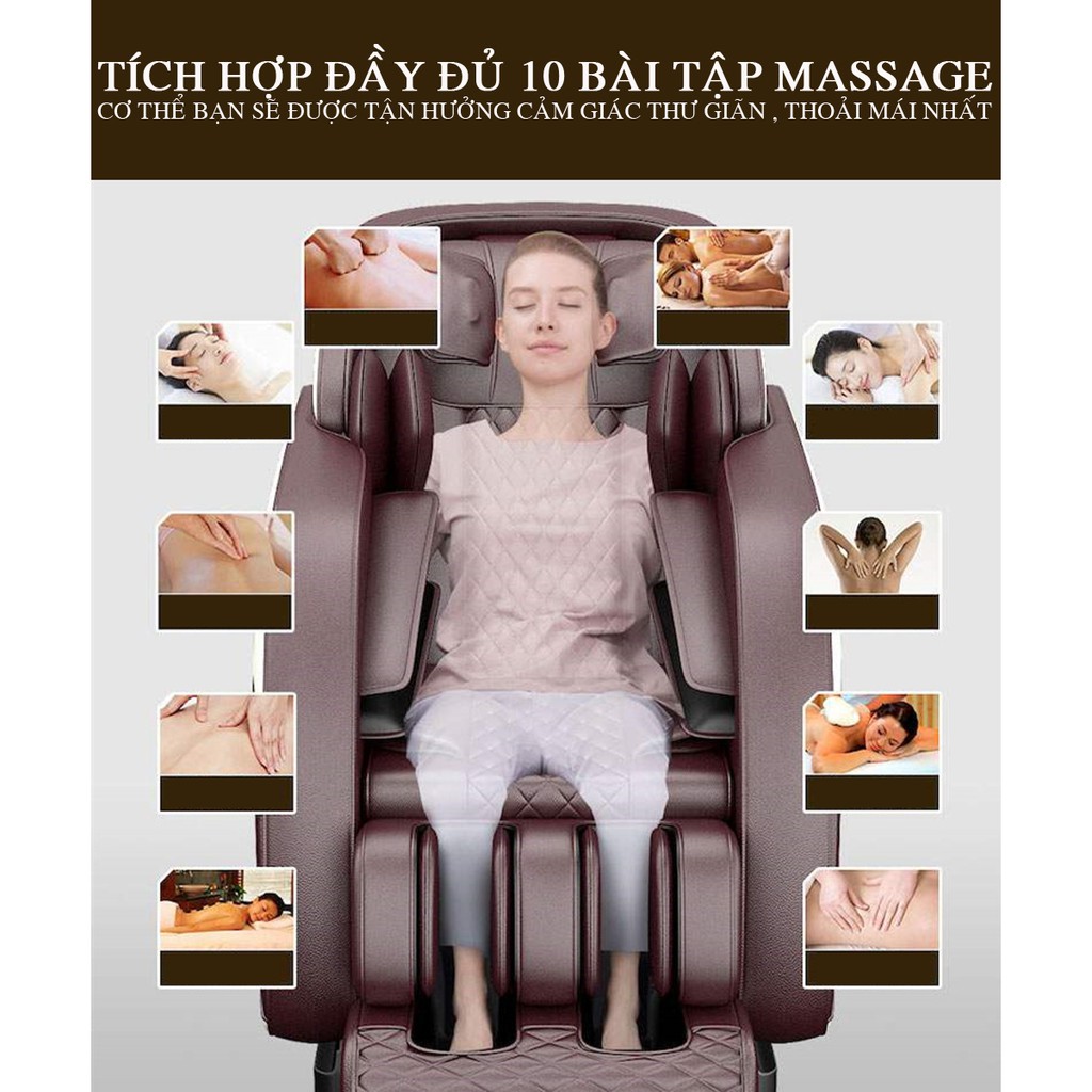 Ghế Massage Toàn Thân Tanoshii - Model Q568 Máy massage cao cấp thư giãn trị liệu hot nhất hiện nay