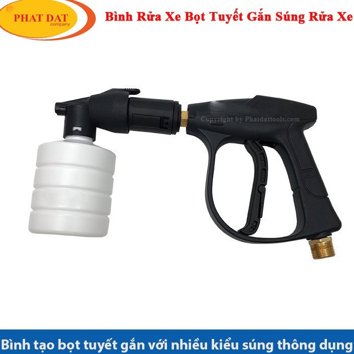 Binh Tao Bọt Tuyết Mini Gắn Súng Rửa Xe