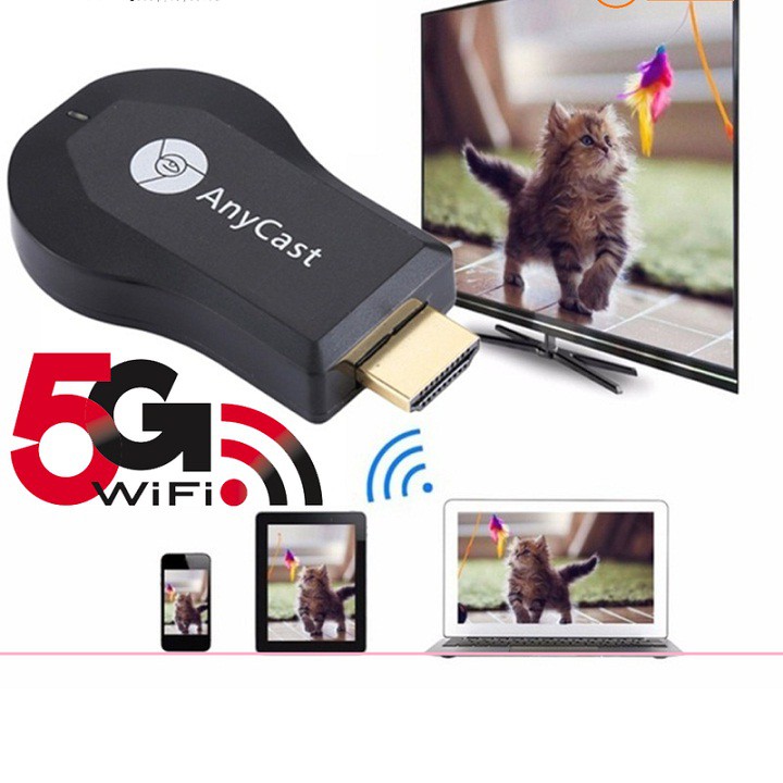 Thiết Bị Kết Nối HDMI Không Dây Từ Điện thoại Lên TV Anycast MX18 PLUS Hỗ Trợ 3G/4G/WIFI Cao Cấp