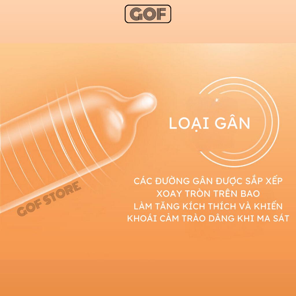 Bao cao su trơn Bingoo giá rẻ bcs dòng gia đình dùng nhà nghỉ khách sạn - Gof Store