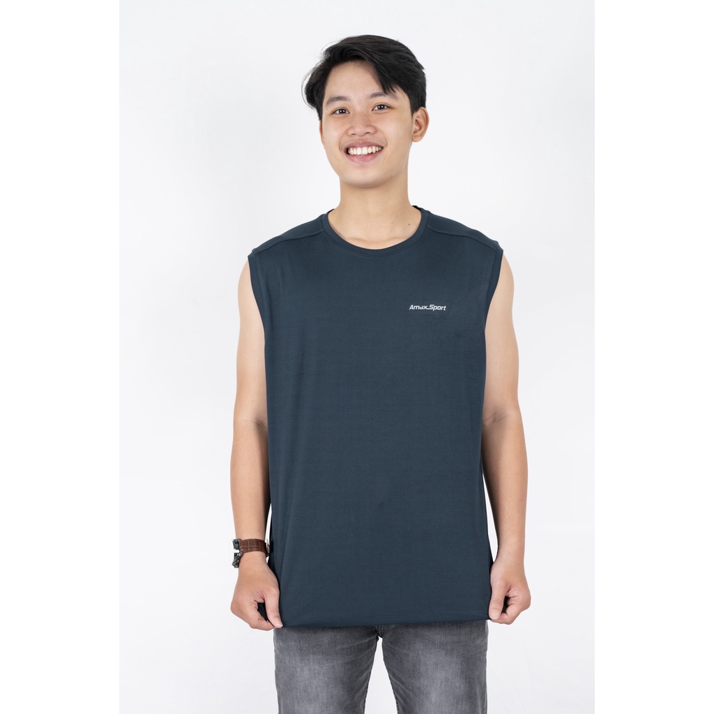 Áo sát nách thể thao cho nam thấm hút nhanh khô- Thương hiệu AMAX