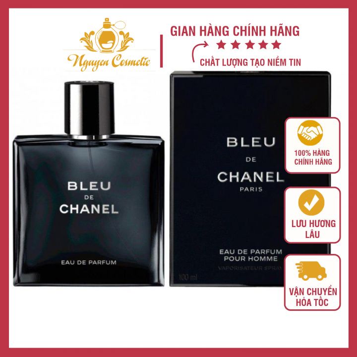 Nước Hoa Nam Blue chanel EDP 100ml bao thơm và sang trọng