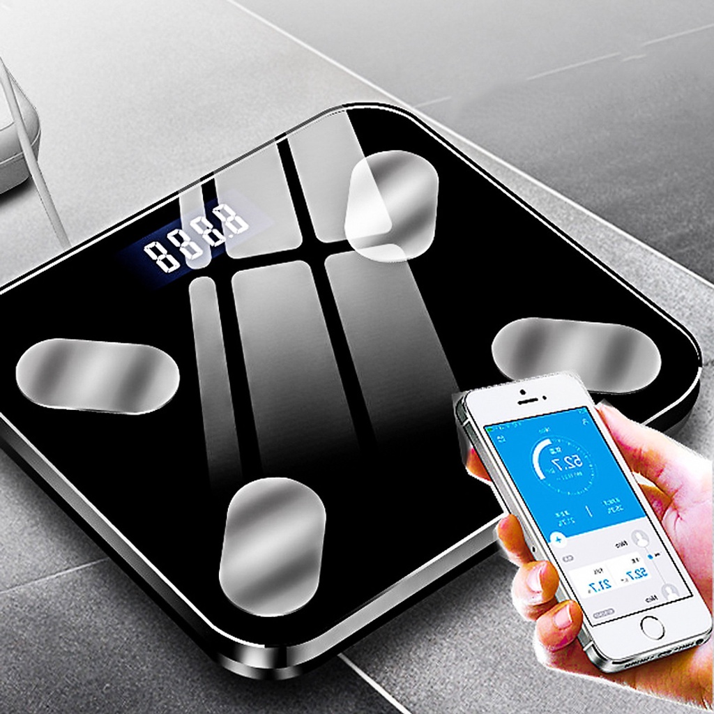 Cân Điện Tử Thông Minh, Kết Nối Điện Thoại, Tặng kèm pin , Chính Hãng THAMES
