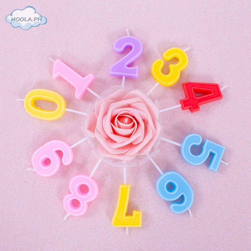 Nến sinh nhật hình chữ số từ 0-9