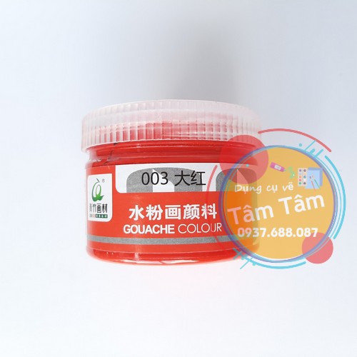 Màu Gouache CHINJOO, Màu Woat CHINJOO 100ml-Dụng cụ vẽ Tâm Tâm