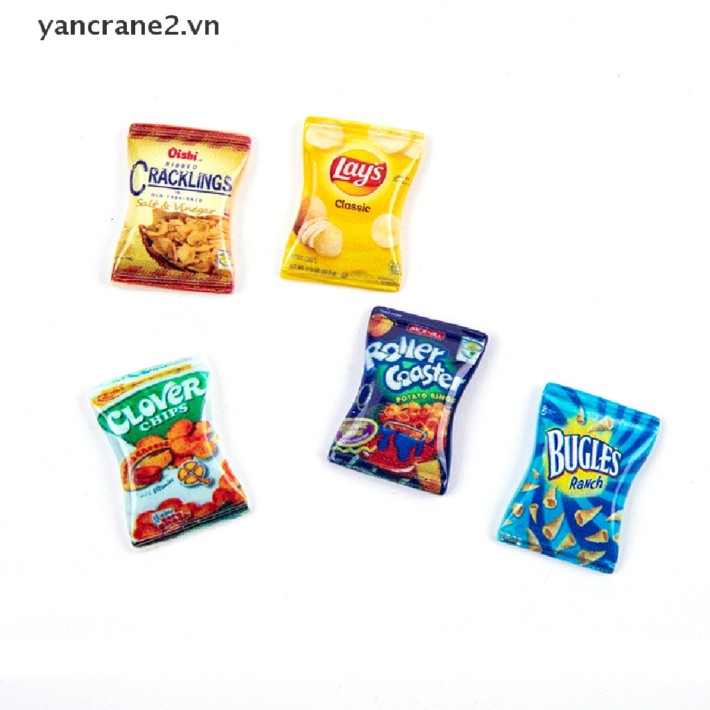 Set 5 Đồ Chơi Khoai Tây Chiên Tỉ Lệ 1 / 6 Dành Cho Nhà Búp Bê