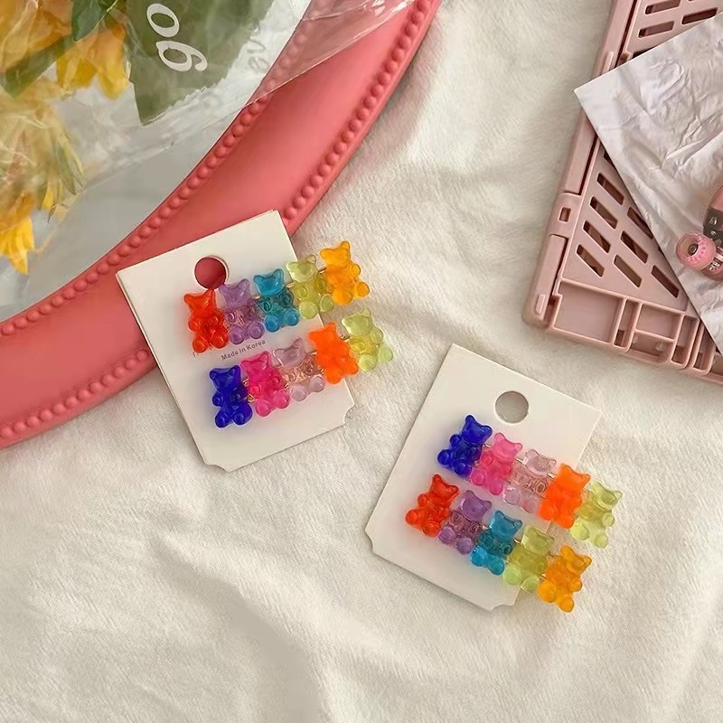 Kẹp Tóc Bản Lớn Màu Kẹo Ngọt Phong Cách Hàn Quốc Dễ Thương