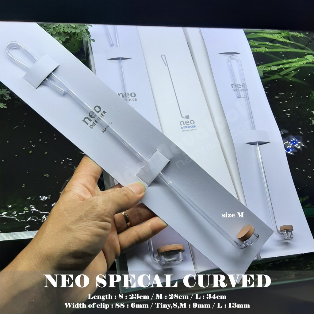 Sủi NEO SPECAL CURVED | Sủi CO2 NEO siêu mịn với cần dài &amp; uốn cong sẵn
