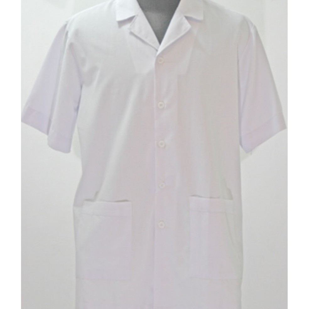 Áo Blouse, áo y tá, điều dưỡng tay ngắn thân ngắn nam/nữ vải kate/ silk