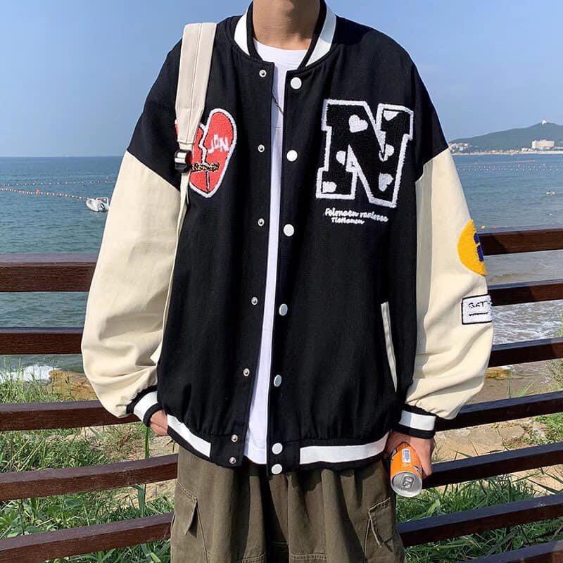 Áo Khoác Nữ, Áo Bomber Chữ N 3 Màu Chất Nhung Tăm Siêu Hot | BigBuy360 - bigbuy360.vn