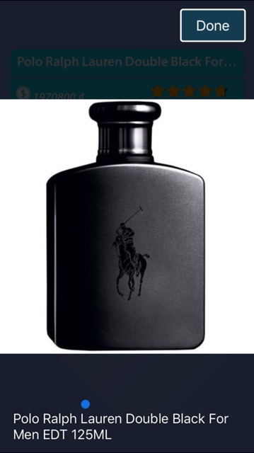 Nước Hoa Nam POLO Doubleblack 100ml