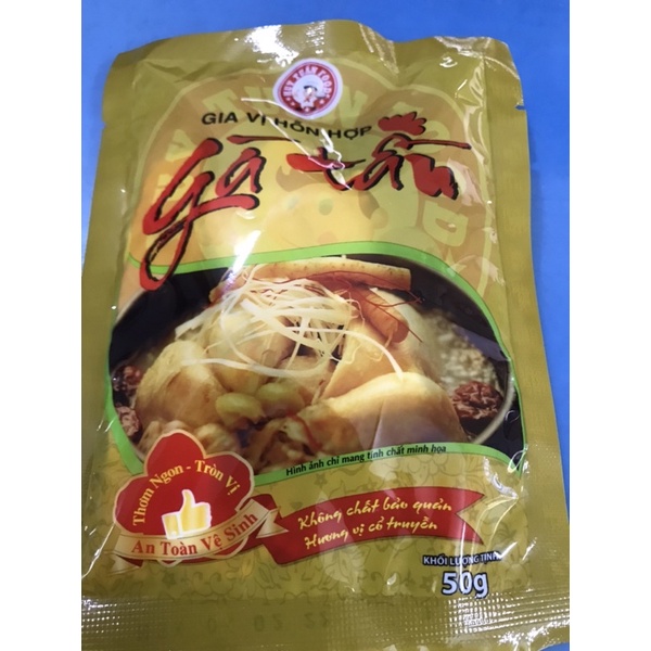 GIA VỊ HOÀN CHỈNH GÀ TẦN HUY TUẤN 50g