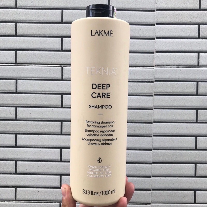 Dầu gội phục hồi tóc hư tổn Lakme Teknia Deep Care Shampoo 1000ml ( New 2020 )