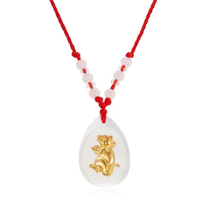 Vòng cổ Unisex Mặt Hình 12 Cung Hoàng Đạo Phát Triển Trong Bóng Tối