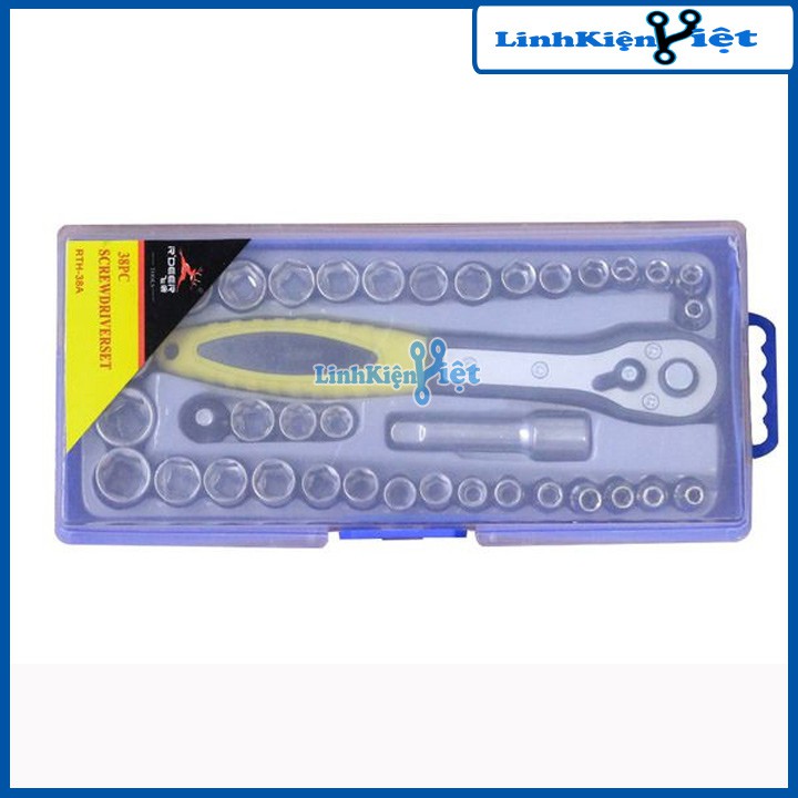 Bộ Khẩu Lục Giác R'DEER RTH-38A 38 Chi Tiết