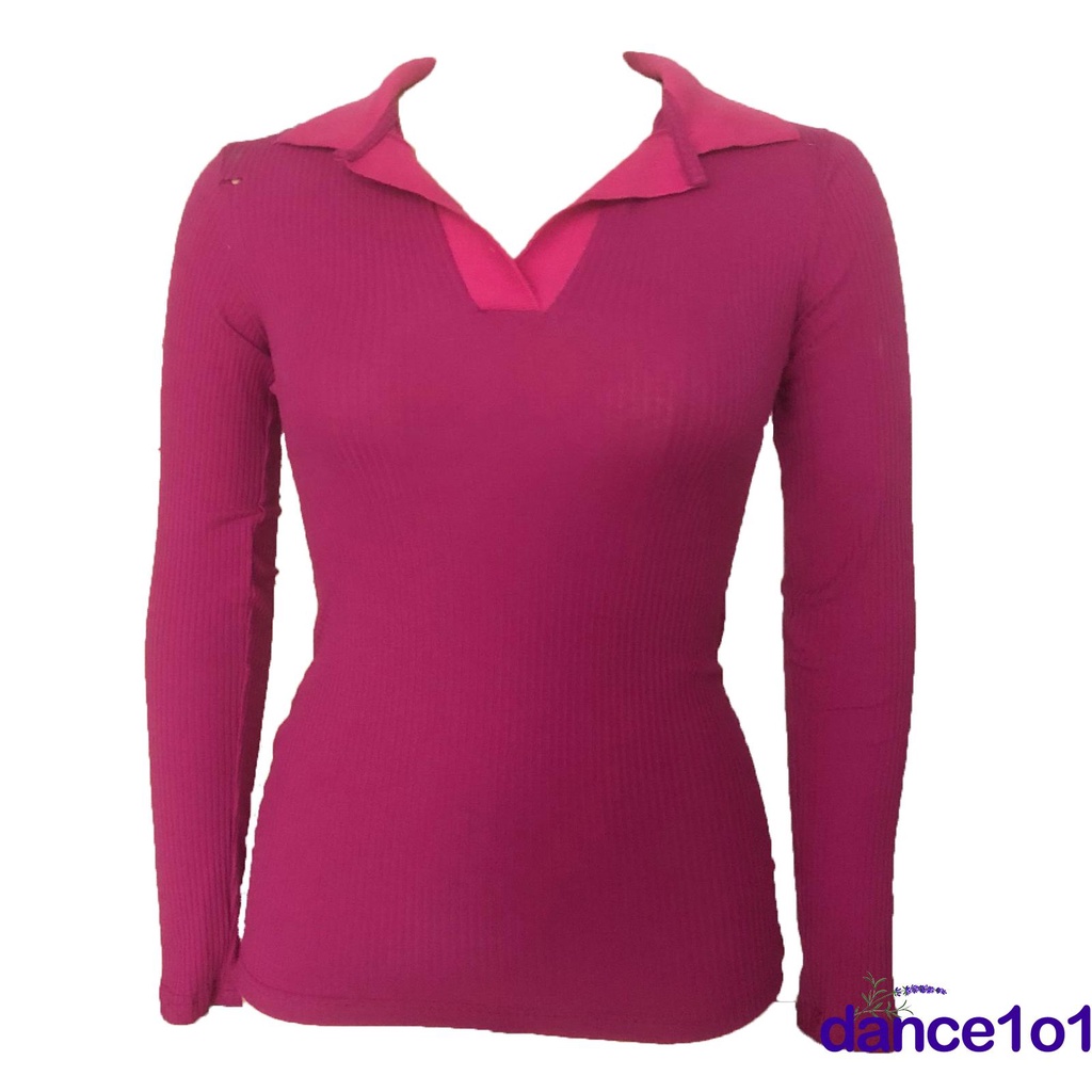 Áo Dệt Kim Tay Dài Cổ Chữ V Y2K