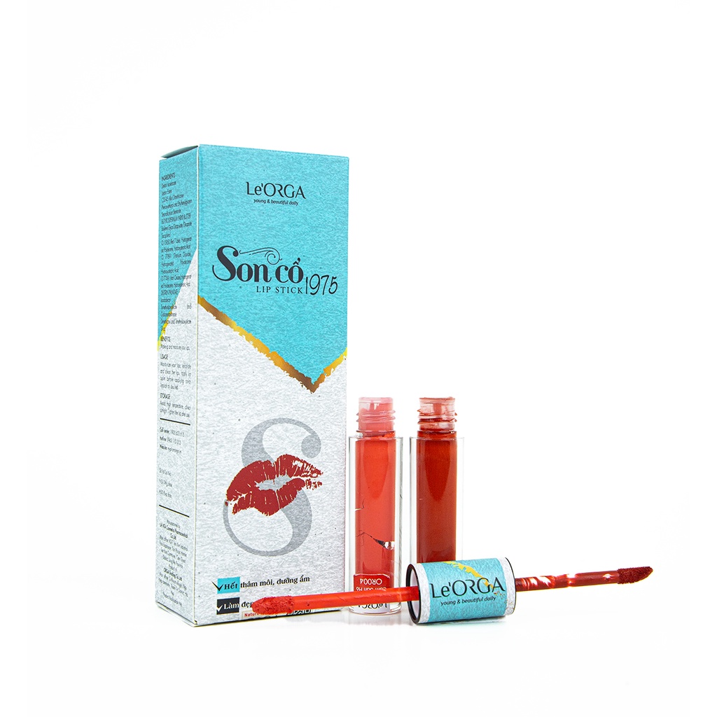 [Mã BMBAU50 giảm 7% đơn 99K] Son Môi Le'Orga - lipstick Siêu Lì Không Chì Không Trôi 6ml