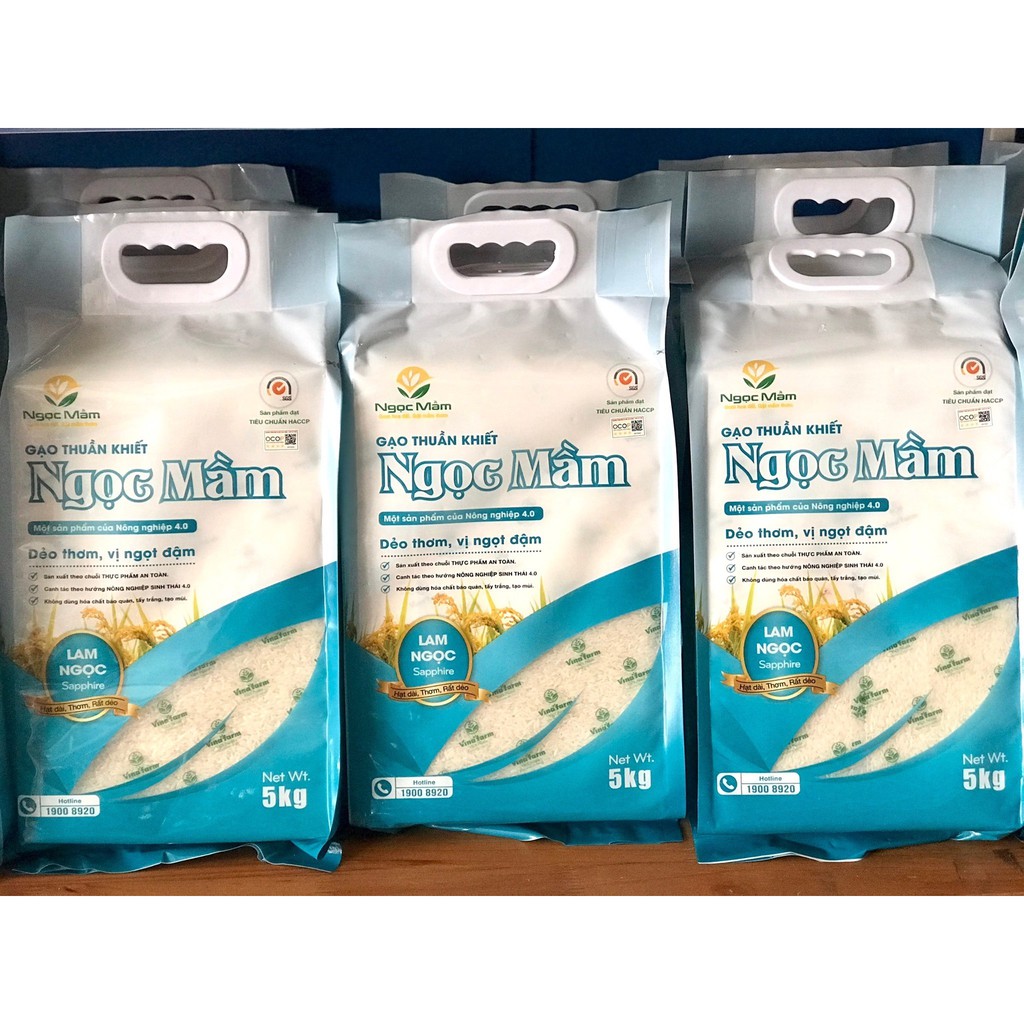 Gạo Ngọc Mầm Lam Ngọc 5kg