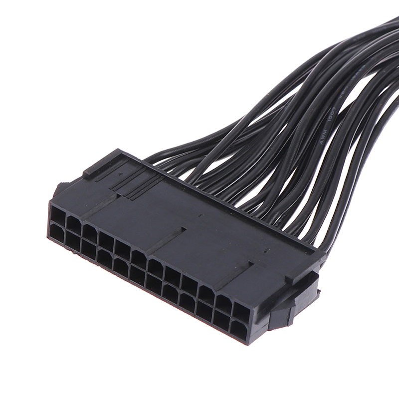 Dây Cáp Nối Dài Nguồn 24Pin PSU 18AWG Cho PC DIY 32cm