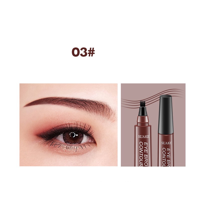 Bút điêu khắc lông mày SUAKE Tint 4D - Chì kẻ mày nước không trôi, không lem mã SK008