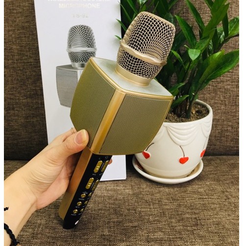 Mic hát karaoke YS-92 micro bluetooth không dây cao cấp ghi âm, đổi giọng, bảo hành 6 tháng