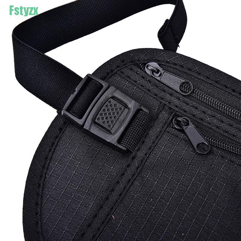 fstyzx 1pc travel storage bag money security purse cards waist belt tickets bag pouch