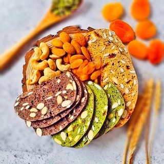 Bánh Ăn Kiêng Biscotti Handmade, Bánh Ăn Vặt Cho Người Tập Thể Thao và Ăn Kiêng