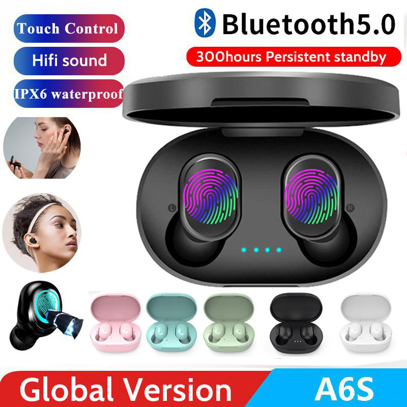 Tai Nghe Nhét Tai Không Dây Vitog Airdots A6S Bluetooth 5.0 Chống Tiếng Ồn Cho Điện Thoại Xiaomi Redmi Huawei Samsung