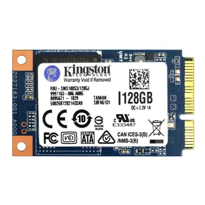 Mua ngay [Mã ELMS5 giảm 7% đơn 300K] Ổ cứng SSD mSATA Kingston 128GB-bảo hành 3 năm SD73 [Giảm giá 5%]