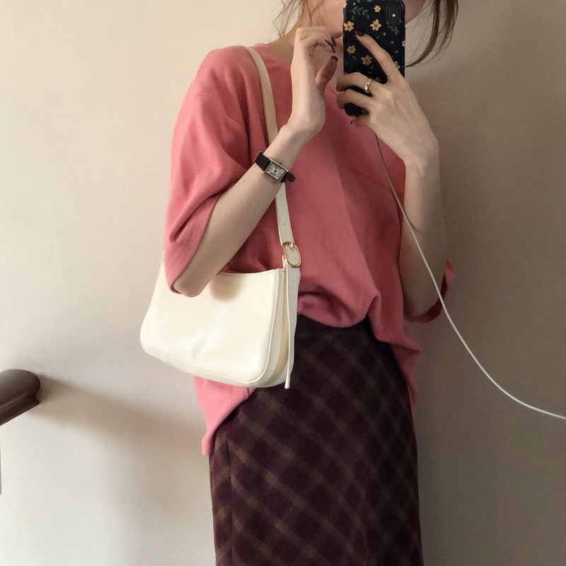 Túi đeo vai IELGY phong cách cổ điển xinh xắn cho nữ