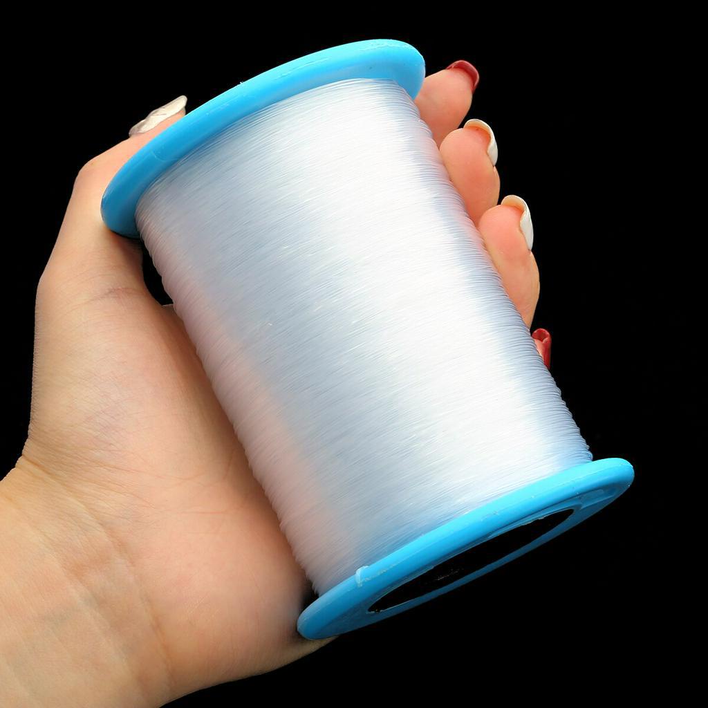 Beadia 1 Cuộn Dây Cước Nylon Trong Suốt Dùng Làm Trang Sức Thủ Công