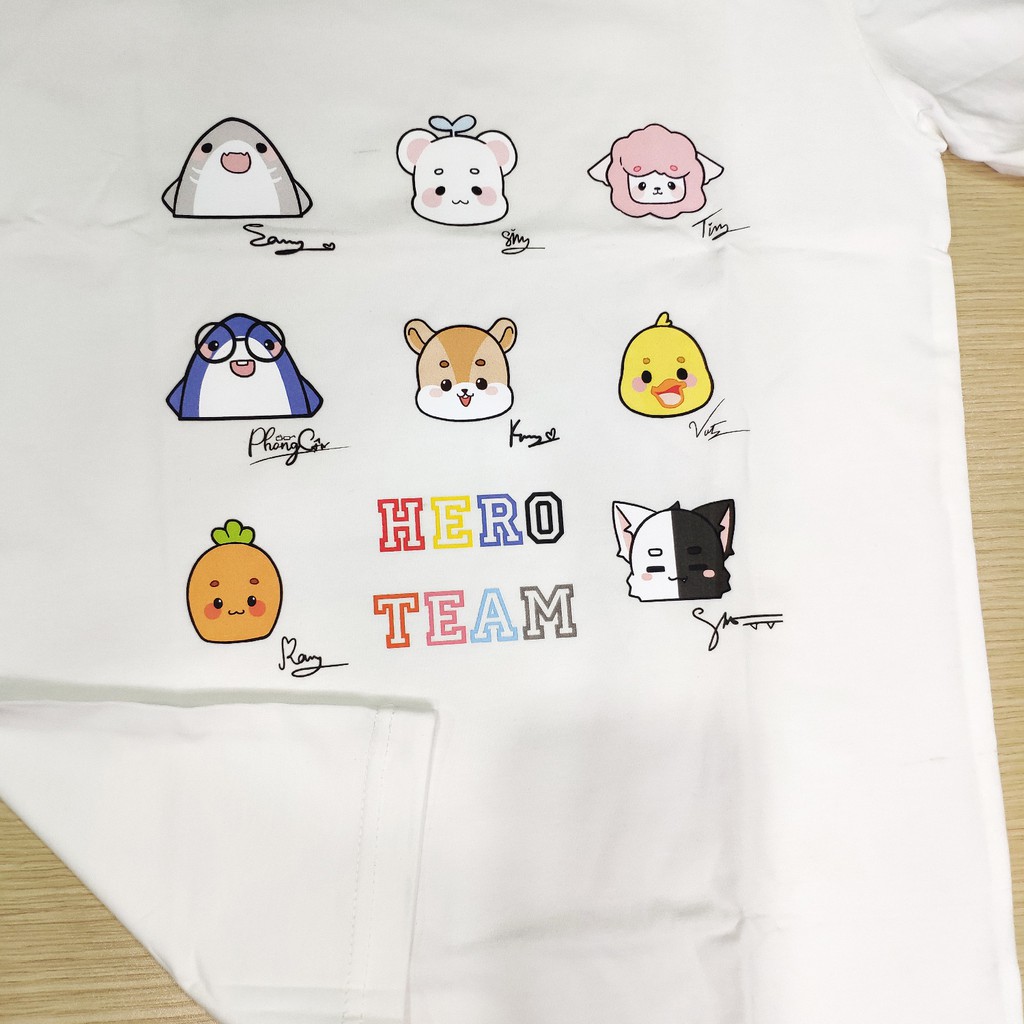 Áo linh vật Hero Team trắng