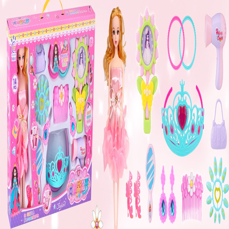 Bộ đồ chơi ngôi nhà búp bê Barbie cho bé gái