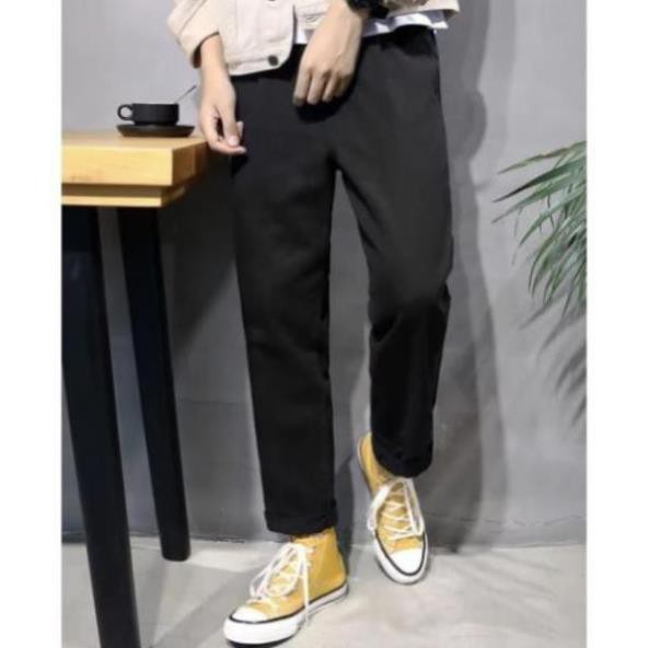 N7 QUẦN KAKI ĐEN - BASIC PANTS IN BLACK UNISEX