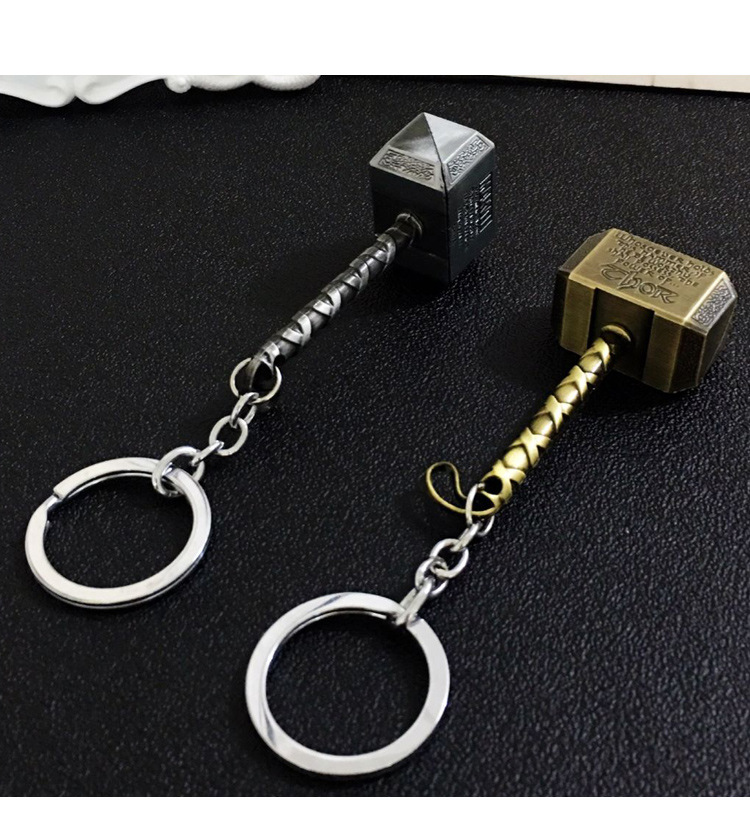 Móc chìa khóa xe hơi The Avengers Thor's Hammer Keychain