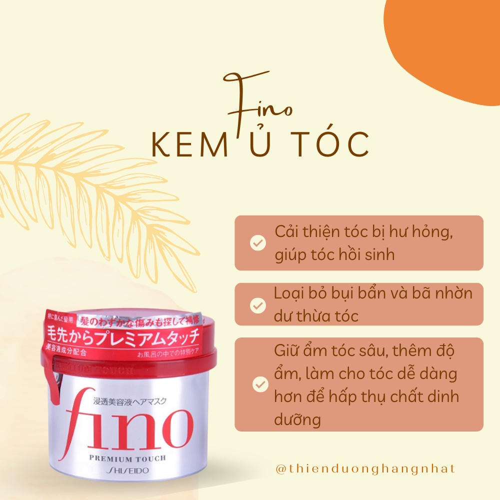 KEM Ủ TÓC FINO NHẬT BẢN