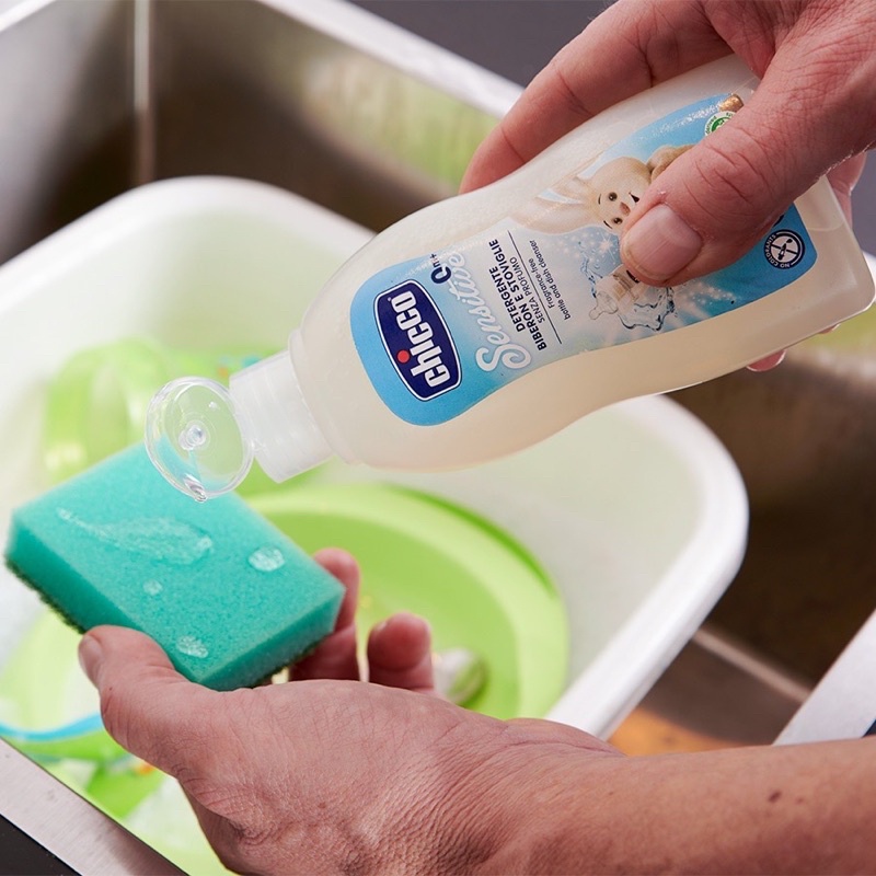 Gel Rửa Bình Chicco Chiết Xuất Dầu Dừa Tự Nhiên 300ml