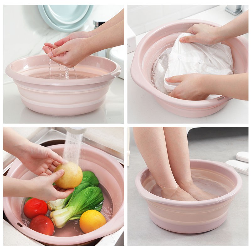 Chậu Rửa Mặt Bằng Nhựa Có Thể Gấp Gọn Tiện Dụng Cho Bé | BigBuy360 - bigbuy360.vn