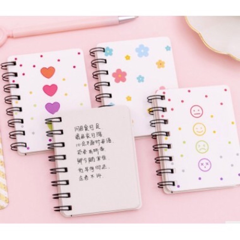 Sổ lò xo nhiều hình cute ngộ nghĩnh 80 trang