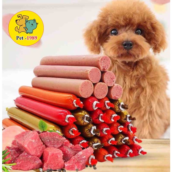 Xúc Xích Siêu Rẻ Bò - Gà - Vịt Cho Chó Mèo Pet1989