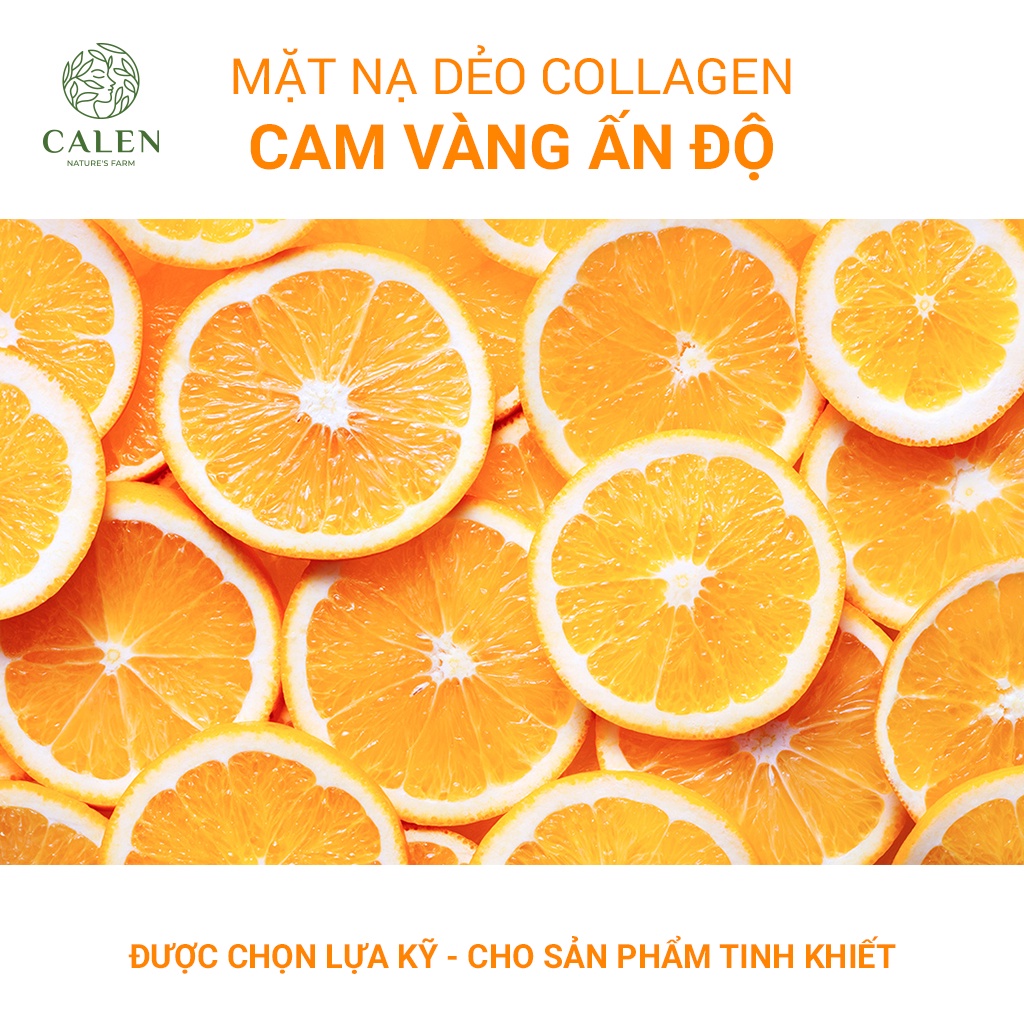 Mặt Nạ Dẻo Dạng Bột Cam vàng Cao Cấp hiết xuất từ Cam vàng Ấn Độ, Dưỡng trắng sáng da, chống lão hóa