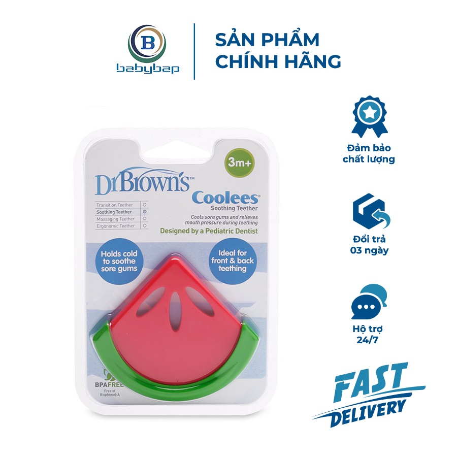 Ngậm Nướu Hình Miếng Dưa hấu Dr Brown_s 3m+