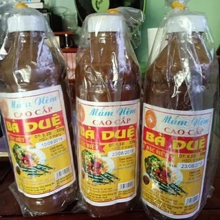 Combo 10 chai mắm nêm Bà Duệ chai lớn 500g - Đặc sản mắm Huế