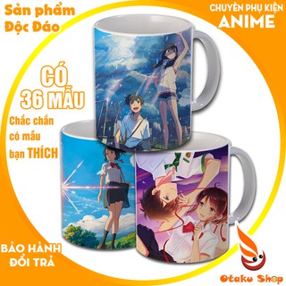 {24 Mẫu} Ly sứ in hình Anime Tenki no ko + Your Name Cốc uống nước đẹp làm quà tặng đặc biệt giá trị và ý nghĩa