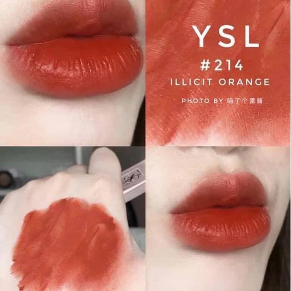 YSL The Slim Glow Matte Lipstick ( HOT TREND 2021 ) tặng kèm quà tặng!!!
